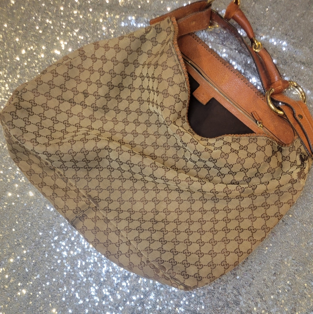 DISCONTINUED GUCCI HORSEBIT HOBO BAG